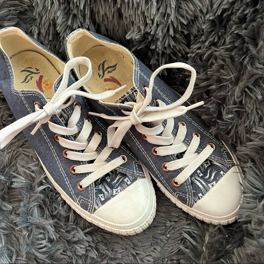 Blue Denim Sneakers
